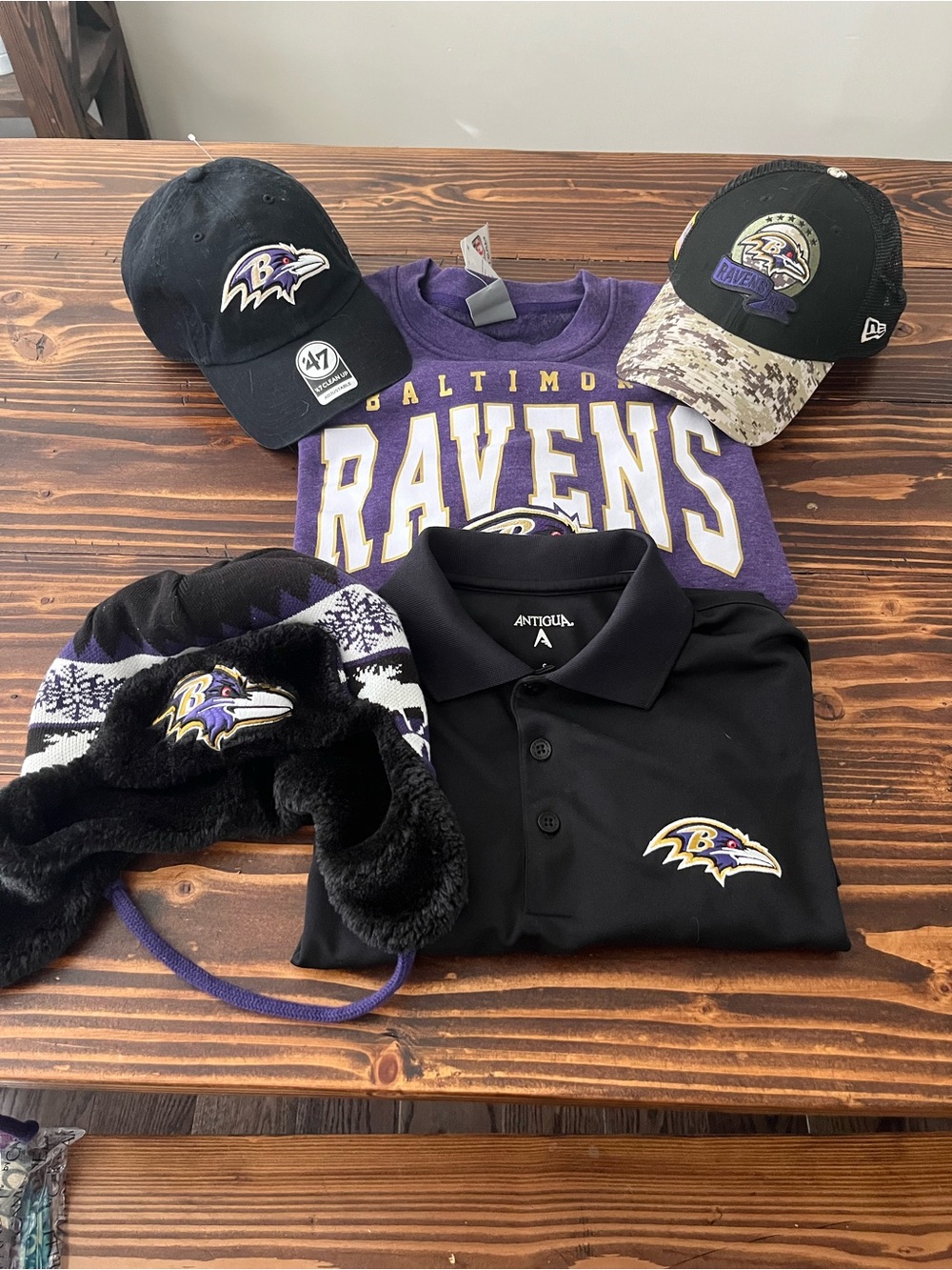 Baltimore Ravens Apparel Bundle